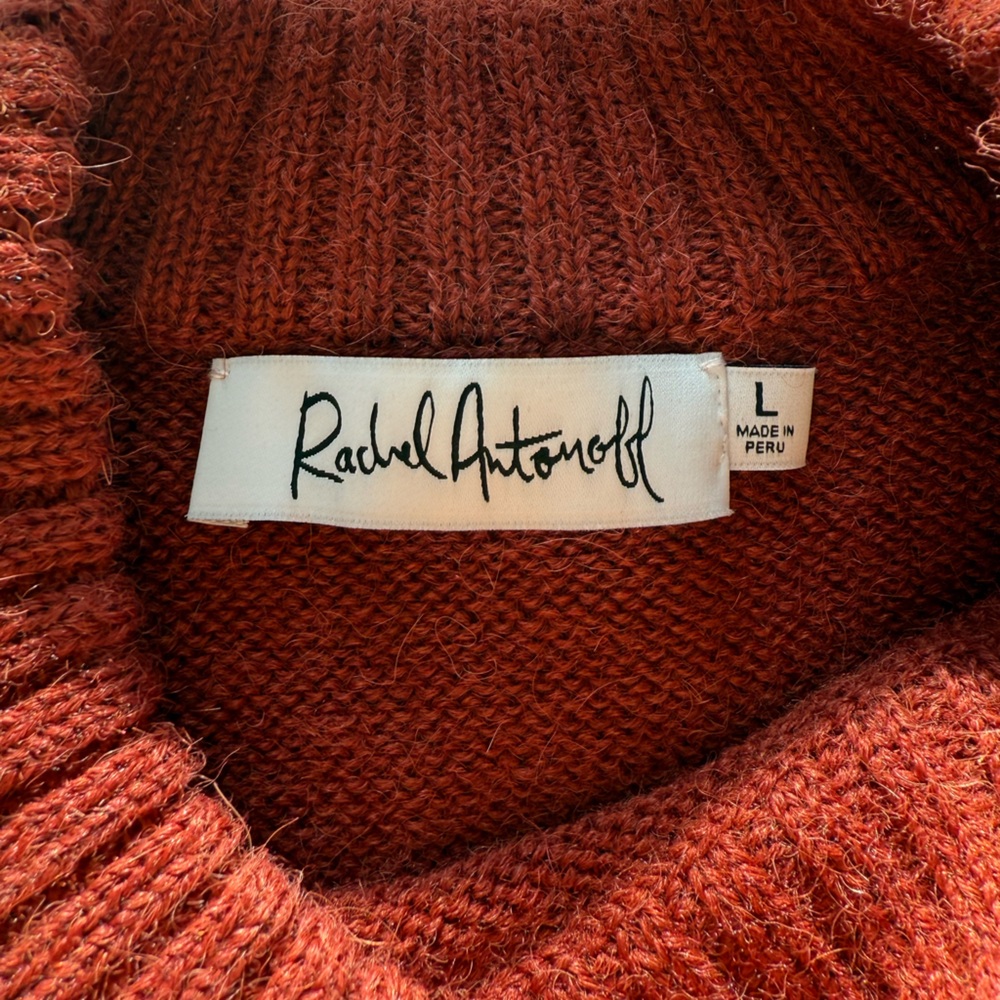RACHEL ANTONOFF Bagel Schmear Sweater Size L - Picture 4 of 6